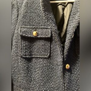 NAVY BLUE INC INTERNATIONAL CONCEPTS BLAZER SIZE LG